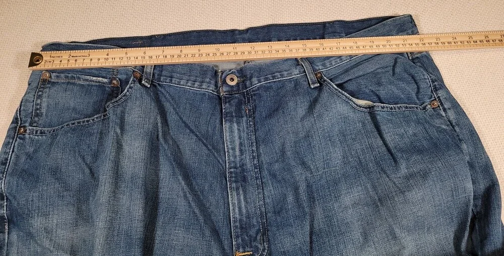 Polo Jeans Company Jeans Mens 46x30(44/29) Blue Ashmore OG Straight Leg RL Denim